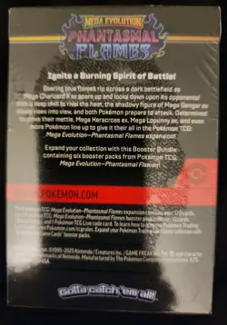 Pokemon TCG Mega Evolutions - Phantasmal Flames ME02 Booster Bundle - Image 2