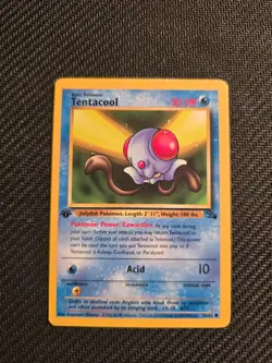 Pokemon Vintage 1st Edition Tentacool 56/62 Fossil - Image 3
