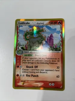 Pokemon Crystal Guardians #6/100 Ludicolo Holo Rare - Image 1