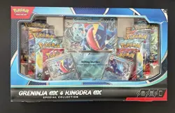 Pokemon TCG Greninja EX & Kingdra EX Special Collection Box Sealed - Image 1