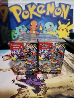 Pokemon TCG Mega Evolution Booster Bundle Boxes x10 New Factory Sealed - Image 1