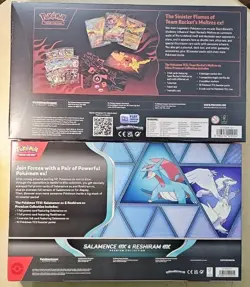 Pokemon Team Rocket's Moltres ex Ultra Collection UPC & Salamence & Reshiram Ex - Image 3