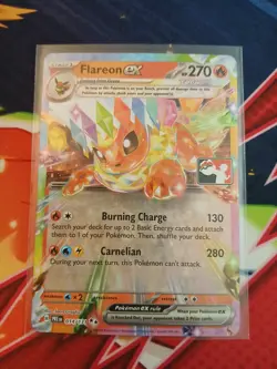 Flareon Ex 014/131 Prize Pack Series Promo Stamped Card Holo Pokemon - Image 1