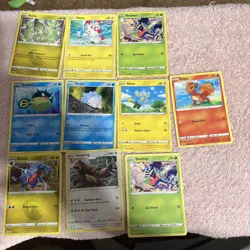Lot Of 10 Pokemon Cards Rare Star Pick Your Card!! And More Up4 Val - Image 1