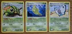Pokemon Card Caterpie Metapod Butterfree Set Great Encounters /106 Rare - Image 1