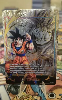 Goku Energy Marker Promo Prize Gold E01-05 Dragon Ball Fusion World Card English - Image 3