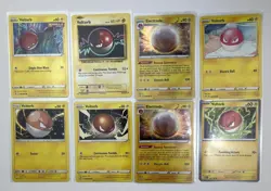 Pokemon TCG Card Lot 8 Voltorb Electrobe Common Holo - Image 1
