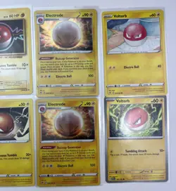 Pokemon TCG Card Lot 8 Voltorb Electrobe Common Holo - Image 3
