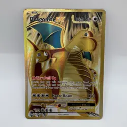 Dragonite EX (106/108) XY Evolutions Full Art Gold Pokemon Card MP - Image 1