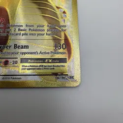 Dragonite EX (106/108) XY Evolutions Full Art Gold Pokemon Card MP - Image 2