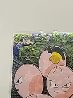 Pokemon #102 Exeggcute Card Topps Chrome 2000 TV Animation Edition - Image 3