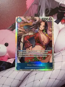 Authentic Bandai Boa Hancock OP07-051 Spicy Waifu Foil SR Card One Piece - Image 1