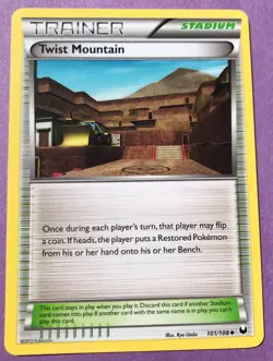 Pokemon Card: Twist Mountain 101/108 Trainer Black & White Dark Explorers - Image 1