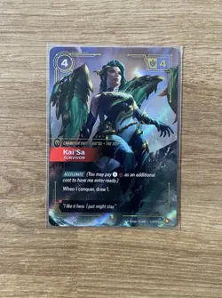 Kaisa card ALT ART 039a/298 Kai'Sa Survivor Riftbound Foil ENGLISH - Image 1