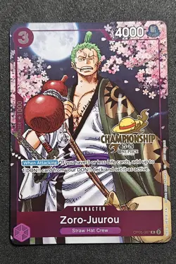 Zoro Juurou Op05 067 Championship One Piece Card Game TCG Limited - Image 1