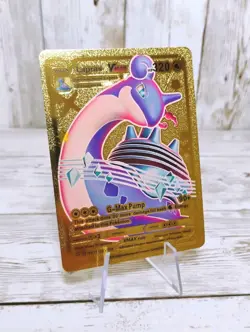 2020 Pokemon Nintendo Creature - Game Freak - Gold Foil Trading Card - Image 1