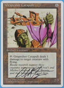Grapeshot Catapult 4th Edition NM Common Artist Signed CARD (s2423) ABUGames - Image 1