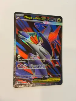IN HAND Mega Latias Ex 163/132 Pokemon Card Mega Evolution 2025 *POSSIBLE 10* - Image 4