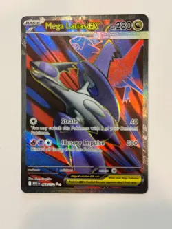 IN HAND Mega Latias Ex 163/132 Pokemon Card Mega Evolution 2025 *POSSIBLE 10* - Image 5