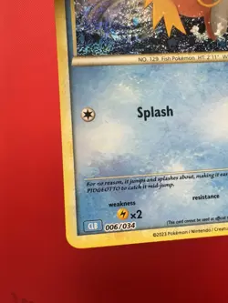 Magikarp 006/034 CLB NM Trading Card Game Classic Holo Pokemon #661 - Image 4