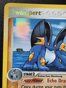 Swampert 27/100 EX Crystal Guardians Pokemon Card Reverse Holo Rare Near Mint - Image 3