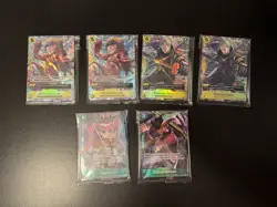One Piece CCG Promo Card Lot - Illustration Box Promo 6 Card Set - Image 1