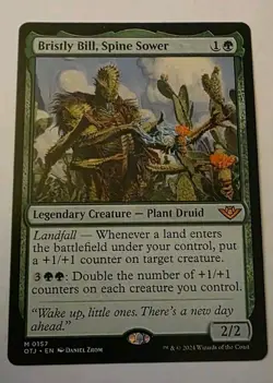 Bristly Bill, Spine Sower; pack fresh! MTG Outlaws of Thunder Junction - Image 1