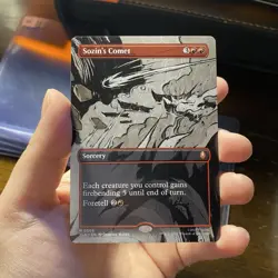 1x - Sozin's Comet - BORDERLESS #309 - Avatar: The Last Airbender - NM MTG - Image 1