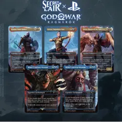 Secret Lair x God of War: Norse Foil Edition Playstation Superdrop MTG IN HAND - Image 1