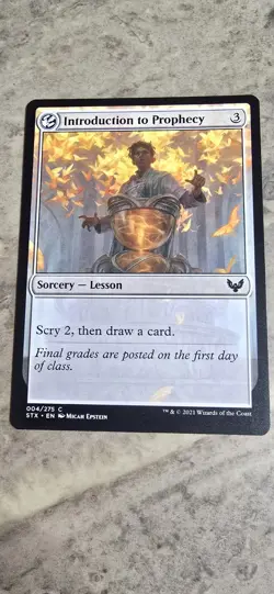 Introduction to Prophecy Strixhaven: School of Mages Regular Sorcery MTG NM - Image 1