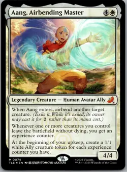 x1 Aang, Airbending Master - Foil M MTG Avatar: The Last Airbender: Eternal M/NM - Image 1