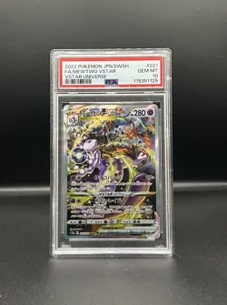 PSA 10 Pokemon TCG Mewtwo VSTAR 221/172 VSTAR Universe - Image 1