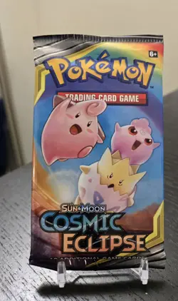 Pokemon Sun & Moon SEALED Cosmic Eclipse Booster Pack TCG 820650805899 - Image 1