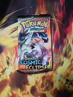 Pokemon Trading Card Game Sun & Moon Cosmic Eclipse Booster Pack 820650805899 - Image 1