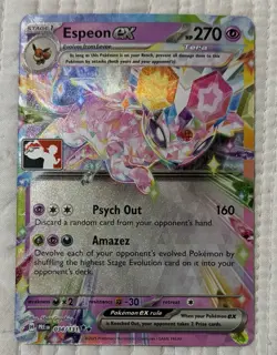 Espeon EX 034/131 Pokemon Play TCG Play Stamp Prize Pack Series 7 NM - Image 1