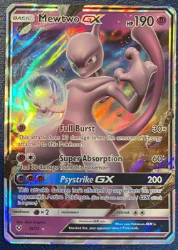 Mewtwo GX 39/73 Shining Legends NM Ultra Rare Pokemon Card- Benefits Charity - Image 1