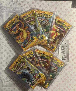 Pokemon XY Flashfire Booster Pack Art Set Factory Sealed (4 Packs) - Image 3