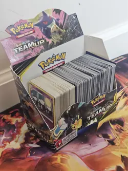 Pokemon Sun & Moon Team Up Booster Box Opened. With Original Cards From TEAM UP - Image 4