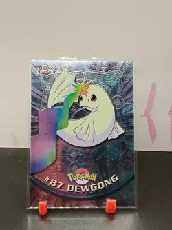 #87 Dewgong 2000 Pokemon Topps Chrome Series NM - Image 1