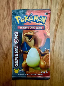 Pokemon Generations booster pack 20th Anniversary New Sealed Charizard - Image 1