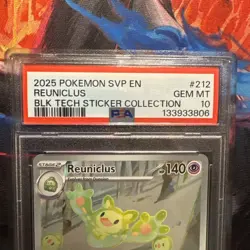 Gem Mint Psa 10 Reuniclus Scarlet And Violet Promo 212 Black Bolt Pokemon - Image 3