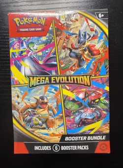 Pokemon TCG ME01 Mega Evolution Booster Bundle Sealed New - Image 1