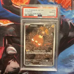 PSA 10 Pokemon - Stunfisk - 202/191 - Illustration Rare - Surging Sparks - NM/M - Image 1