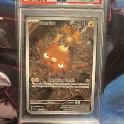 PSA 10 Pokemon - Stunfisk - 202/191 - Illustration Rare - Surging Sparks - NM/M - Image 2