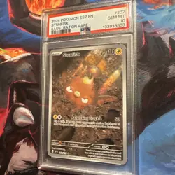 PSA 10 Pokemon - Stunfisk - 202/191 - Illustration Rare - Surging Sparks - NM/M - Image 4