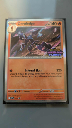 Pokemon TCG Ceruledge - 014 - Black Star Promo - Phantasmal Flames - NM - Image 1