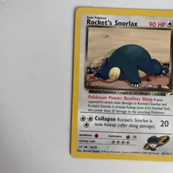 Vintage Pokemon TCG Rocket's Snorlax Gym Heroes 33/132 Non-Holo Rare - Image 4