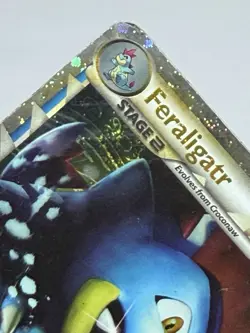 Pokemon TCG Feraligatr Prime Heartgold Soulsilver Black Star SWIRL HGSS07 MP/HP - Image 2