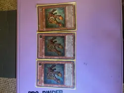 YUGIOH TEST TIGER 1ST EDITION GLAS-EN082 ULTIMATE_RARE x3 Play Set - Image 3