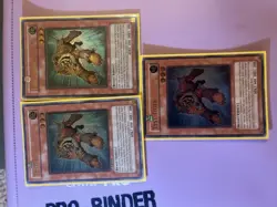 YUGIOH TEST TIGER 1ST EDITION GLAS-EN082 ULTIMATE_RARE x3 Play Set - Image 4